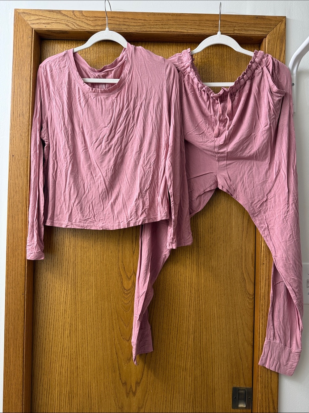 Posh Peanut Mauve Pink Long Sleeve Pajama Set